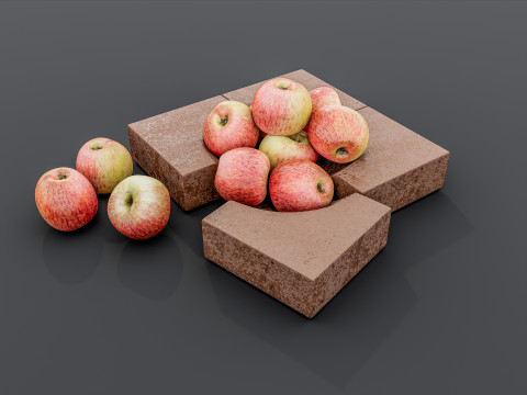 Modern Apples 3D Модель