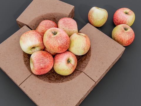 Modern Apples 3D Модель
