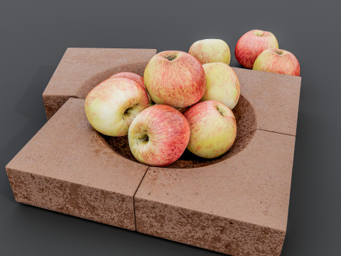 Modern Apples 3D Модель