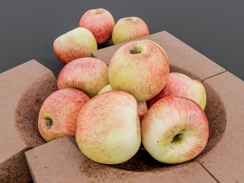 Modern Apples 3D Модель
