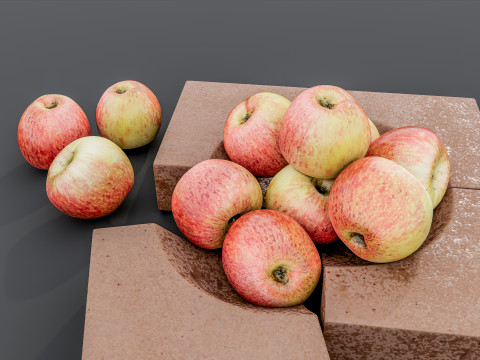 Modern Apples 3D Модель