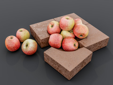 Modern Apples 3D Модель