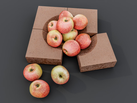 Modern Apples 3D Модель