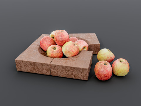 Modern Apples 3D Модель