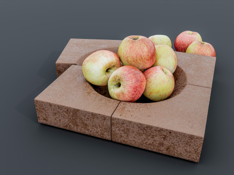 Modern Apples 3D Модель