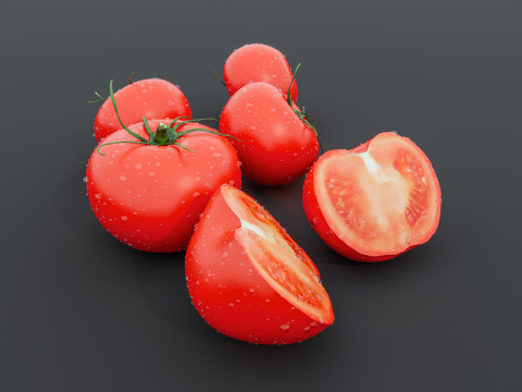 Tomatos Fresh Modello 3D