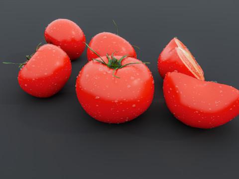 Tomatos Fresh Modello 3D