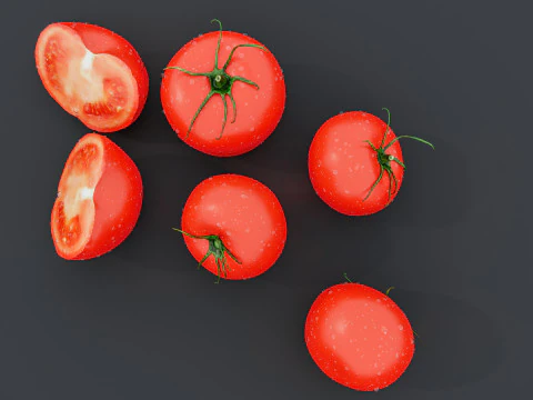 Pomidory Świeże Model 3D
