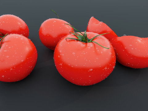 Tomatos Fresh Modello 3D