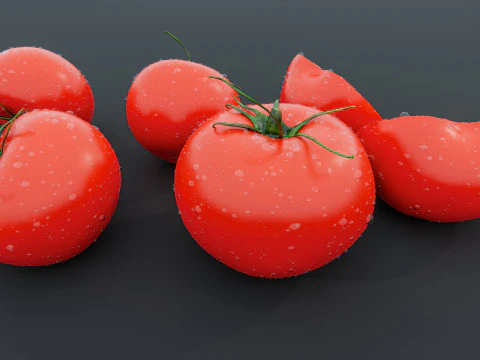 Pomidory Świeże Model 3D