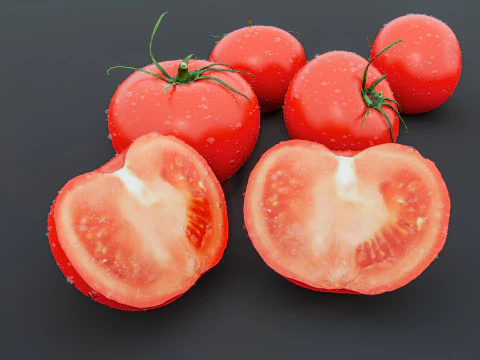 Pomidory Świeże Model 3D