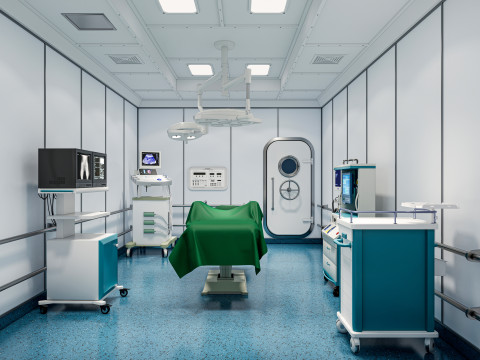 Hospital operating room Interior 1 3D मॉडल