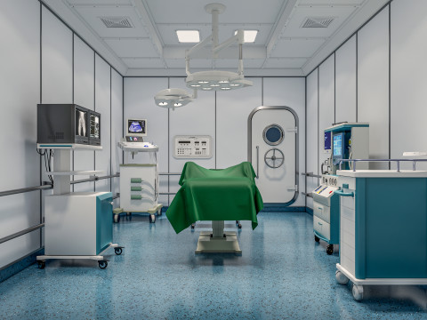 Hospital operating room Interior 1 Modelo 3D