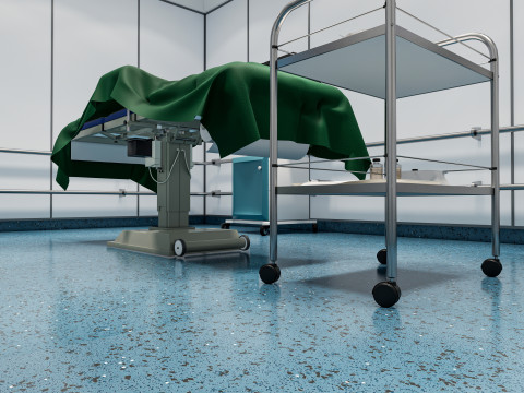 Hospital operating room Interior 1 Modelo 3D