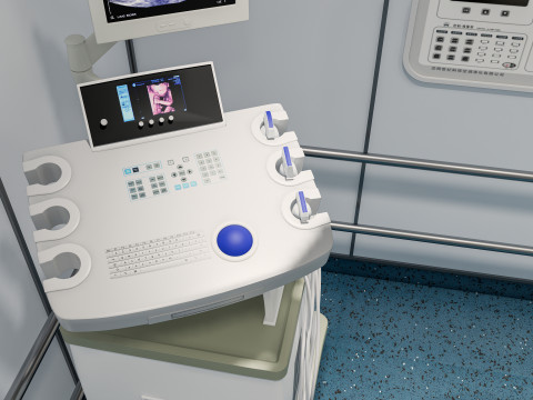 Hospital operating room Interior 1 Modelo 3D