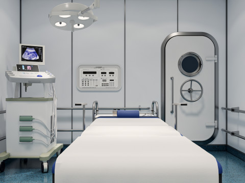 Hospital operating room Interior 1 Modelo 3D