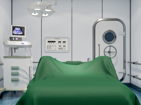 Hospital operating room Interior 1 Modelo 3D
