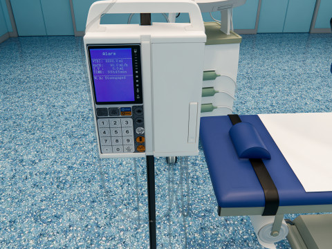 Hospital operating room Interior 2 3D Model
