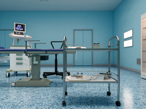 Hospital operating room Interior 2 3D Model
