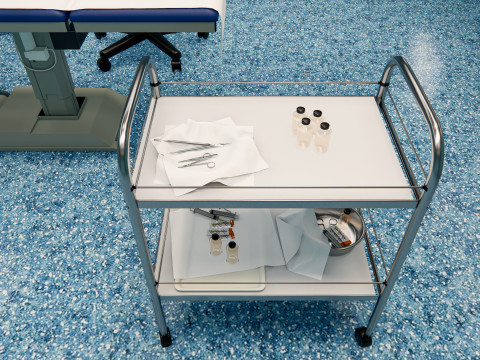 Hospital operating room Interior 2 3D Model