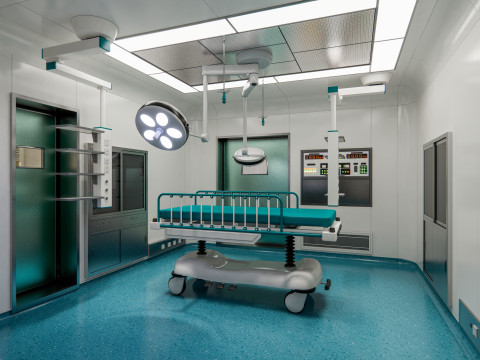 Hospital operating room Interior 3 3D मॉडल