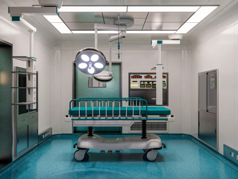 Hospital operating room Interior 3 Model 3D