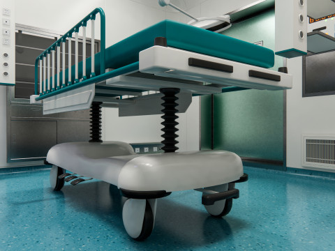 Hospital operating room Interior 3 Model 3D