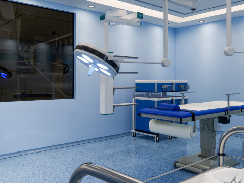 Hospital operating room Interior 4 Modèle 3D