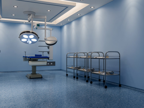 Hospital operating room Interior 4 Modèle 3D