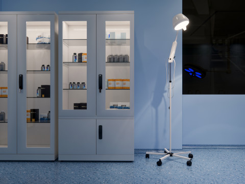 Hospital operating room Interior 4 Modèle 3D