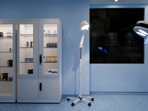 Hospital operating room Interior 4 Modèle 3D