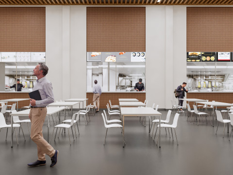 Hospital Interior canteen restaurant Healthcare 5 3D Model