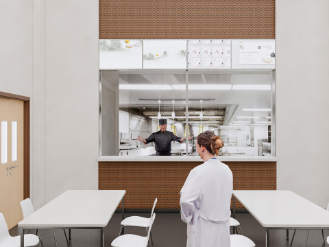 Hospital Interior canteen restaurant Healthcare 5 3D Model