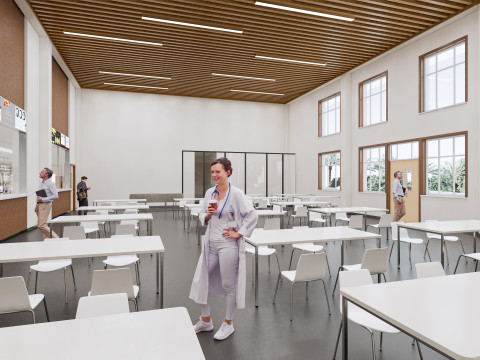 Hospital Interior canteen restaurant Healthcare 5 3D Model