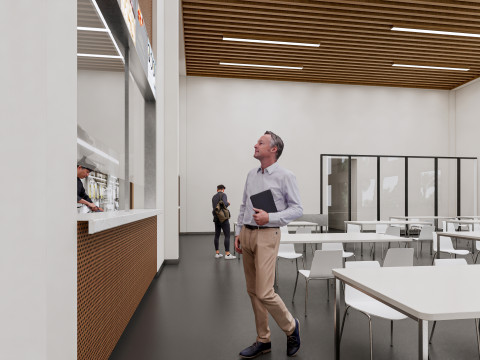 Hospital Interior canteen restaurant Healthcare 5 3D Model