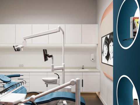 Dental clinic Interior Healthcare Hospital 6 Model 3D