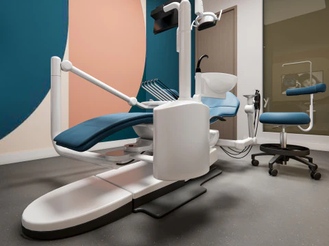 Dental clinic Interior Healthcare Hospital 6 3D Model