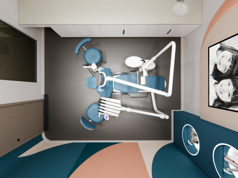Dental clinic Interior Healthcare Hospital 6 Model 3D