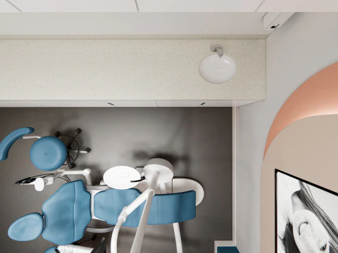 Dental clinic Interior Healthcare Hospital 6 3D Model
