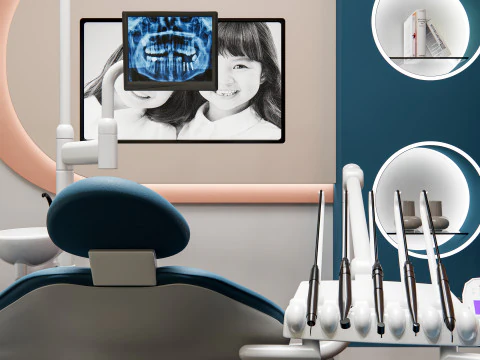 Dental clinic Interior Healthcare Hospital 6 3D Model