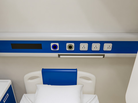 Hospital intensive care unit ward Interior Healthcare 7 3D Model