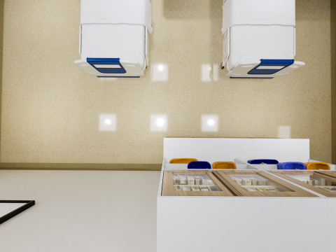 Hospital intensive care unit ward Interior Healthcare 7 3D Model