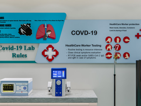 Hospital medical equipment covid Laboratory 8 3D मॉडल
