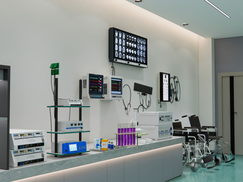 Hospital medical equipment covid Laboratory 8 3D मॉडल