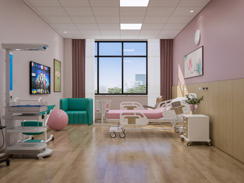 Hospital ward room Interior Healthcare unit 11 Modelo 3D