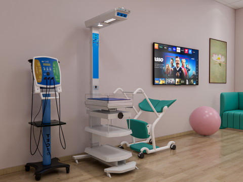 Hospital ward room Interior Healthcare unit 11 Modelo 3D