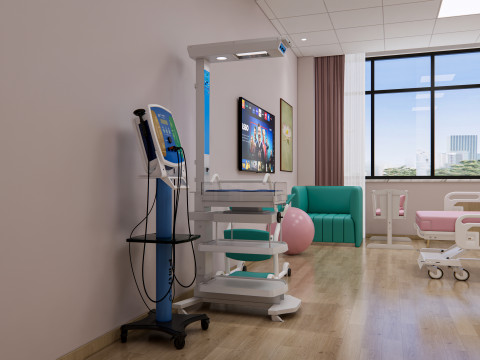Hospital ward room Interior Healthcare unit 11 Modelo 3D