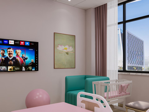 Hospital ward room Interior Healthcare unit 11 Modelo 3D