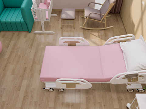 Hospital ward room Interior Healthcare unit 11 Modelo 3D
