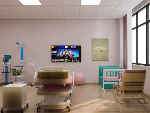 Hospital ward room Interior Healthcare unit 11 Modelo 3D